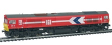 [Lokomotivy] → [Motorové] → [JT42CWR (Class 66)] → 40232: červená s šedou střechou a černým pojezdem
