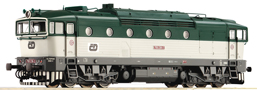 [Lokomotivy] → [Motorové] → [T478.3 „Brejlovec”] → 36261: dieselová lokomotiva zelená-světle šedá s šedým pojezdem