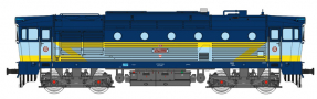 [Lokomotivy] → [Motorové] → [T478.3 „Brejlovec”] → 33331: dieselová lokomotiva modrá-světle modrá se žlutým bleskem