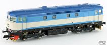 [Lokomotivy] → [Motorové] → [T478.1 „Bardotka”] → CD-749-259: dieselová lokomotiva v barevné kombinaci modrá-bílá, černý pojezd