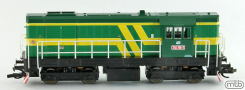 [Lokomotivy] → [Motorov] → [T466.2/T448.0] → CD-742-156: dieselov lokomotiva zelen se lutmi pruhy