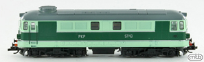 [Lokomotivy] → [Motorové] → [ST43] → PKP ST43-418 : dieselová lokomotiva zelená s šedou střechou