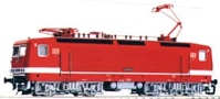 [Lokomotivy] → [Elektrické] → [BR 143] → 02345: elektrická lokomotiva červená s bílýp pásem a šedým pojezdem