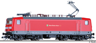 [Lokomotivy] → [Elektrické] → [BR 143] → 04342 E: elektrická lokomotiva červená, šedá střecha a rám, černý pojezd „S-Bahn Rhein-Ruhr“