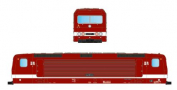 [Lokomotivy] → [Elektrické] → [BR 143] → 502218: elektrická lokomotiva červená s bílým proužkem