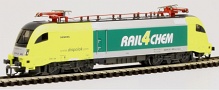 [Lokomotivy] → [Elektrické] → [BR 182 Taurus] → 75001: žlutý-zelený ″RAIL4CHEM″