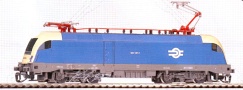 [Lokomotivy] → [Elektrické] → [BR 182 Taurus] → 47426: elektrická lokomotiva modrá se světle žlutými čely a šedým pojezdem
