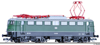 [Lokomotivy] → [Elektrické] → [BR 140] → 02394: elektrická lokomotiva zelená s šedou střechou, černý rám a pojezd