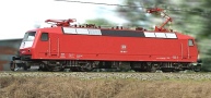 [Lokomotivy] → [Elektrické] → [BR 120] → 1011601: červená s bílým čelem, hnědé podvozky
