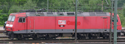 [Lokomotivy] → [Elektrické] → [BR 252/BR 156] → 04998 E: elektrická lokomotiva červená s logem „MEG“