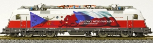 [Lokomotivy] → [Elektrické] → [BR 183] → 04959: elektrická lokomotiva ve fotbalovém barevném schematu „Tschechien“