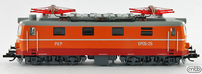 [Lokomotivy] → [Elektrické] → [E499.1/E469.1] → TT-EP05-25: elektrická lokomotiva oranžová s šedou střechou