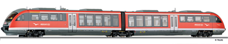 [Lokomotivy] → [Motorové vozy a jednotky] → [BR 642 Desiro] → 02882: v barevném schematu „DB Regio Nordost“