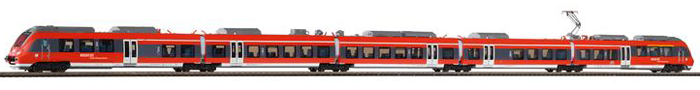 [Lokomotivy] → [Motorové vozy a jednotky] → [BR 442] → 47242: pětidílná jednotka „Franken-Thüringen-Express”