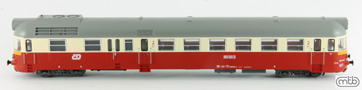 [Lokomotivy] → [Motorové vozy a jednotky] → [M286 (850,851)] → CD 850 029: motorový vůz červený-slonová kost s výstražným pruhem, šedá střecha