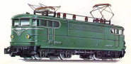 [Lokomotivy] → [Ostatní] → 01035: elektrická lokomotiva zelená, černý pojezd