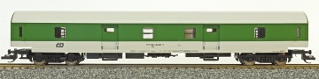 [Osobní vozy] → [Rychlíkové] → [typ Y] → 500772: poštovní vůz zelený-bílý se světle šedou střechou