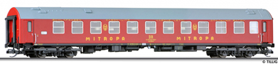 [Osobní vozy] → [Rychlíkové] → [typ Y] → 16720: lůžkový vůz červený s šedou střechou „MITROPA“