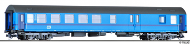 [Osobní vozy] → [Rychlíkové] → [typ Y] → 16695: rychlíkový vůz modrý s šedou střechou 2. tř., zavazadlový oddíl
