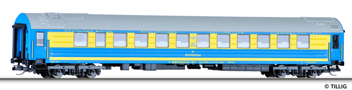 [Osobní vozy] → [Rychlíkové] → [typ Y] → 16706: lůžkový vůz modrý-žlutý s šedou střechou