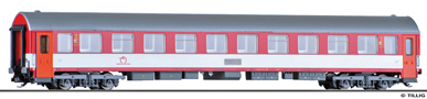 [Osobní vozy] → [Rychlíkové] → [typ Y] → 16691: rychlíkový vůz červený-bílý s šedou střechou 2. tř.