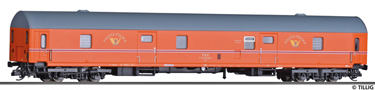 [Osobní vozy] → [Rychlíkové] → [typ Y] → 16814: poštovní vůz oranžový s šedou střechou