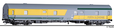 [Osobní vozy] → [Rychlíkové] → [typ Y] → 16815: poštovní vůz šedý s pruhy žlutý-zelený