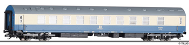 [Osobní vozy] → [Rychlíkové] → [typ Y] → 502303: radiový měřící vůz modrý-slonová kost s šedou střechou „ASFP Magdeburg“