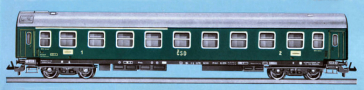 [Osobní vozy] → [Rychlíkové] → [typ Y] → 545/85: rychlíkový vůz zelený s šedou střechou 1./2. tř.
