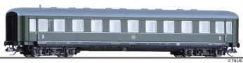 [Osobní vozy] → [Rychlíkové] → [typ 38] → 502600: lůžkový vůz zelený s šedou střechou s kulatým logem DR
