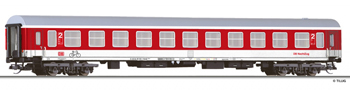 [Osobní vozy] → [Rychlíkové] → [typ m] → 501279: rychlíkový vůz červený-bílý s šedou střechou „DB-Nachtzug“