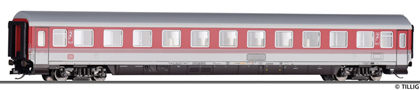 [Osobní vozy] → [Rychlíkové] → [typ m v barvách IC-původní] → 16542: rychlíkový vůz červený-bílý s šedou střechou 2 tř.