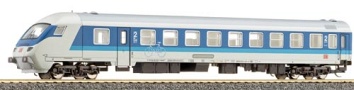 [Osobní vozy] → [Rychlíkové] → [typ m v barvách InterRegio] → 13560: modrý-bílý řídící Bimdzf 269