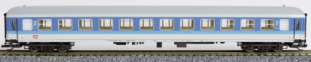 [Osobní vozy] → [Rychlíkové] → [typ m v barvách InterRegio] → 01451: modrý-bílý se světlešedou střechou rychlíkový vůz typ m 2. tř.