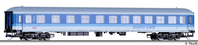 [Osobní vozy] → [Rychlíkové] → [typ m v barvách InterRegio] → 13525: modrý-bílý v barevném chematu Bord Bistro „InterRegio“ 2. tř.