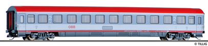 [Osobní vozy] → [Rychlíkové] → [typ Eurofima] → 16540: rychlíkový vůz šedý s červenou střechou 2. tř.
