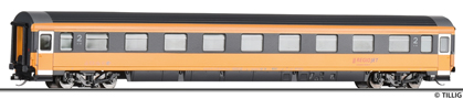 [Osobní vozy] → [Rychlíkové] → [typ Eurofima] → 16285: rychlíkový vůz v barvách „RegioJet“ 2. tř.