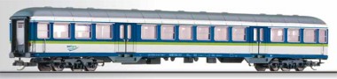 [Osobní vozy] → [Rychlíkové] → [typ Silberling] → 01581: modrý-bílý se stříbrnou střechou 2. tř. „IntEgro Verkehr GmbH“