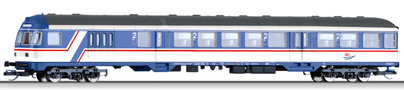 [Osobní vozy] → [Rychlíkové] → [typ Silberling] → 01811 E: řídící vůz v barevném schematu „TRI Train Rental International GbR“ 2. tř.