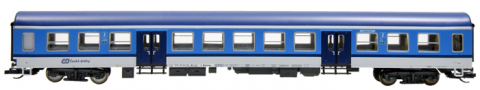 [Osobní vozy] → [Rychlíkové] → [typ Halberstadt] → 501889: osobní vůz 2. tř. v barevném schematu „Najbrt II“