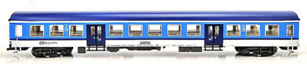 [Osobní vozy] → [Rychlíkové] → [typ Halberstadt] → 502227: osobní vůz 2. tř. v barevném schematu „Najbrt II“
