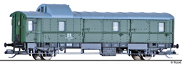 [Osobní vozy] → [Spěšné a osobní] → [2-osé typ 29] → 16003: zavazadlový vůz zelený s šedou střechou