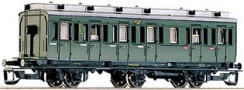 [Osobní vozy] → [Spěšné a osobní] → [3-osé oddílové] → 13142: zelený 3. tř. (ex C3 pr11)