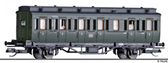 [Osobní vozy] → [Spěšné a osobní] → [3-osé oddílové] → 13051: osobní oddílový vůz zelený s černou střechou 2. tř.