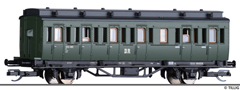 [Osobní vozy] → [Spěšné a osobní] → [3-osé oddílové] → 13154: oddílový vůz tmavě zelený s černou střechou 2. tř.