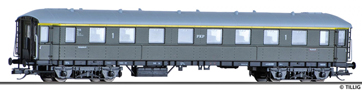 [Osobní vozy] → [Spěšné a osobní] → [4-osé spěšné] → 13366: osobní vůz zelený se stříbrnou střechou 1. tř.