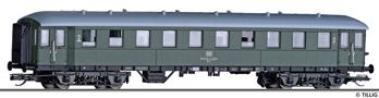 [Osobní vozy] → [Spěšné a osobní] → [4-osé spěšné] → 13357: osobní vůz zelený s šedou střechou 2. tř.