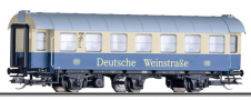 [Osobní vozy] → [Spěšné a osobní] → [2-osé a 3-osé rekonstruované] → 01016 E: osobní vůz modrý-slonová kost s šedou střechou 2. tř. „Deutsche Weinstraße 1“