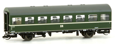 [Osobní vozy] → [Spěšné a osobní] → [2-osé a 3-osé rekonstruované] → 42316: rekonstruovaný osobní vůz zelený s šedou střechou 2. tř.
