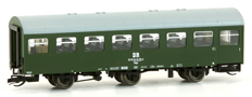 [Osobní vozy] → [Spěšné a osobní] → [2-osé a 3-osé rekonstruované] → 42356: rekonstruovaný osobní vůz zelený s šedou střechou 2. tř.